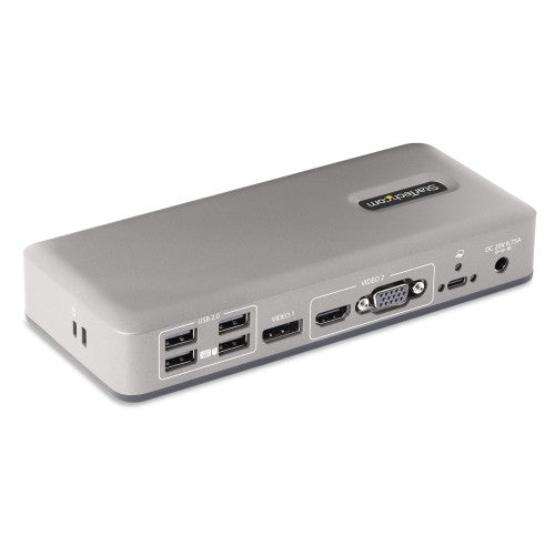 StarTech.com 101N-USBC-DOCK laptop dock/port replicator Wired USB 3.2 Gen 1 (3.1 Gen 1) Type-C Gray