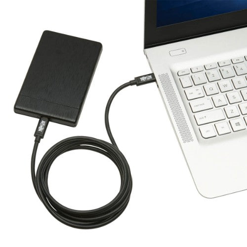 Tripp Lite MTB3-01M5-5A-B Thunderbolt cable 59.1" (1.5 m) 20 Gbit/s Black