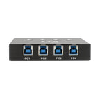 Tripp Lite U359-004 interface hub USB 3.2 Gen 1 (3.1 Gen 1) Type-A 5000 Mbit/s Black