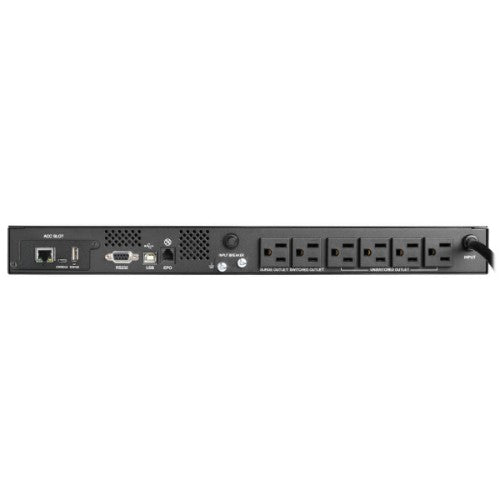 Tripp Lite SMART500RT1UN uninterruptible power supply (UPS) Line-Interactive 0.5 kVA 300 W 6 AC outlet(s)