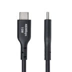 StarTech.com USB2AC1FTBK USB cable USB 2.0 11.8" (0.3 m) USB A USB C Black