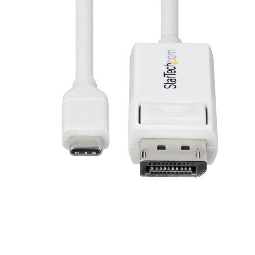 StarTech.com CDP2DP2MBW video cable adapter 74.8" (1.9 m) DisplayPort USB Type-C White