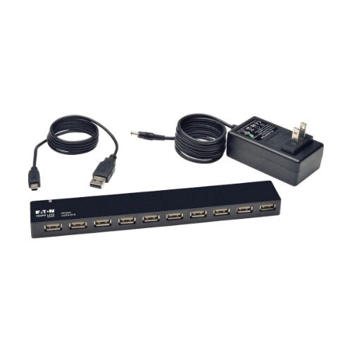 Tripp Lite U223-010 interface hub 480 Mbit/s Black