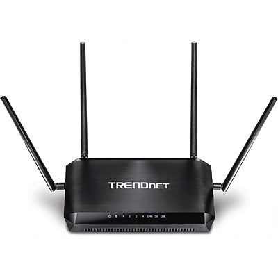 Trendnet AC2600 StreamBoost wireless router Gigabit Ethernet Black