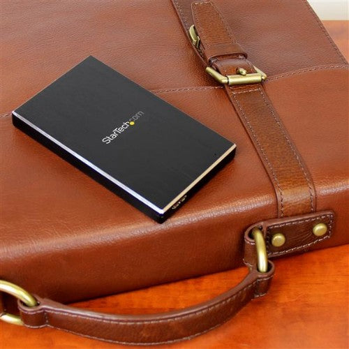 StarTech.com S251BMU313 storage drive enclosure HDD/SSD enclosure Black 2.5"