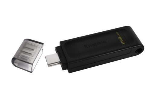 Kingston Technology DataTraveler 70 USB flash drive 256 GB USB Type-C 3.2 Gen 1 (3.1 Gen 1) Black