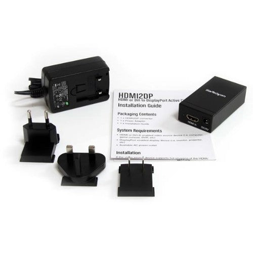 StarTech.com HDMI2DP video signal converter Active video converter 1920 x 1200 pixels