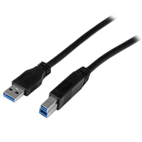 StarTech.com USB3CAB2M USB cable USB 3.2 Gen 1 (3.1 Gen 1) 78.7" (2 m) USB A USB B Black