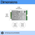 HP 5G Sub-6 Cat 19 WWAN interface cards/adapter