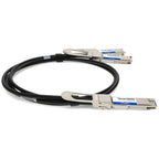 AddOn Networks CAB-D-2Q-400G-2M-AO InfiniBand/fibre optic cable 78.7" (2 m) QSFP-DD 2x QSFP56 Black, Metallic