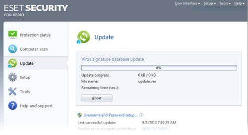 ESET NOD32 Antivirus f/ Kerio Control Open Value Subscription (OVS) 1 license(s) Renewal 1 year(s)