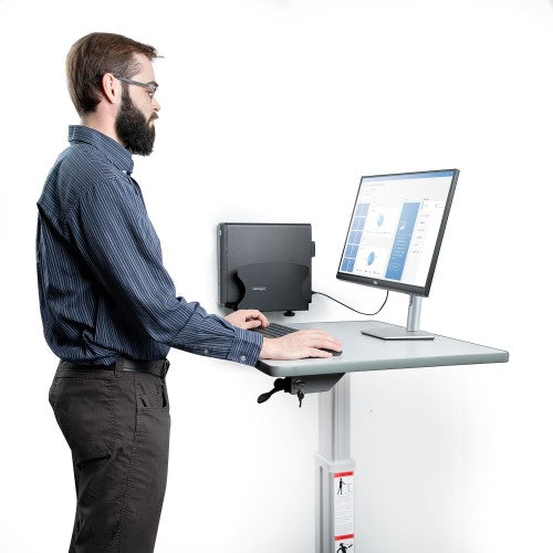 StarTech.com 2NS-CPU-WALL-MOUNT CPU holder Wall-mounted CPU holder Black