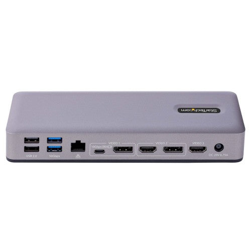 StarTech.com DK31C3MNCR laptop dock/port replicator Wired USB 3.2 Gen 2 (3.1 Gen 2) Type-C Gray
