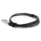 AddOn Networks CAB-D-D-400G-2-5M-AO InfiniBand/fibre optic cable 98.4" (2.5 m) QSFP-DD Black, Silver