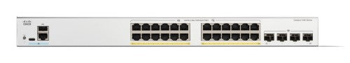 Cisco Catalyst 1200 Managed L2 Gigabit Ethernet (10/100/1000) Power over Ethernet (PoE) 1U White