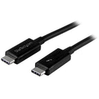 StarTech.com TBLT3MM1M Thunderbolt cable 39.4" (1 m) 20 Gbit/s Black