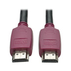 Tripp Lite P569-003-CERT HDMI cable 35.4" (0.9 m) HDMI Type A (Standard) Black, Burgundy