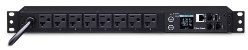 CyberPower PDU31002 power distribution unit (PDU) 8 AC outlet(s) 1U Black
