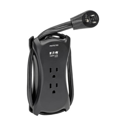 Tripp Lite TRAVELER3USB surge protector Black 3 AC outlet(s) 120 V 11.8" (0.3 m)