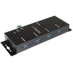 StarTech.com ST4300USBM interface hub USB 3.2 Gen 1 (3.1 Gen 1) Type-B 5000 Mbit/s Black