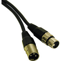 C2G 3ft Pro- XLR Male to XLR Female audio cable 35.4" (0.9 m) XLR (3-pin) Black