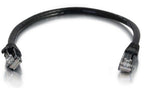 C2G 25ft. Cat6a RJ-45 networking cable Black 300" (7.62 m) U/UTP (UTP)