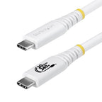 StarTech.com CC2M20GUSB4TPW USB cable USB4 Gen 2x2 78.7" (2 m) USB C White
