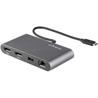 StarTech.com TB3DKM2DPL laptop dock/port replicator Wired Thunderbolt 3 Gray