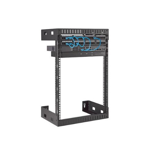 StarTech.com RK15WALLO rack cabinet 15U Wall mounted rack Black