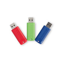 Verbatim 70390 USB flash drive 128 GB USB Type-A 3.2 Gen 1 (3.1 Gen 1) Blue, Green, Red