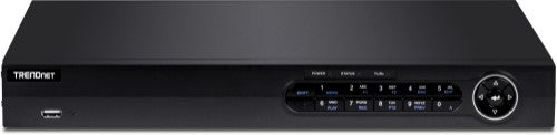 Trendnet TV-NVR408 network video recorder 1U Black