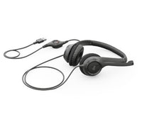 Logitech 981-000014 headphones/headset Wired Head-band Office/Call center USB Type-A Black