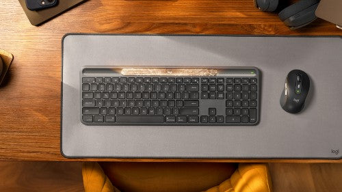 Logitech 920-013786 keyboard RF Wireless + Bluetooth English Graphite