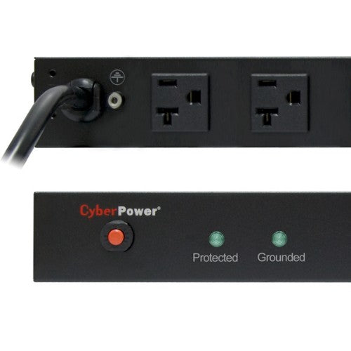 CyberPower RKBS20ST4F10R surge protector Black 14 AC outlet(s) 120 V 179.9" (4.57 m)