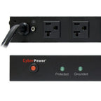 CyberPower RKBS20ST2F10R surge protector Black 12 AC outlet(s) 120 V 179.9" (4.57 m)
