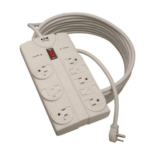 Tripp Lite TLP825 surge protector Gray 8 AC outlet(s) 120 V 300" (7.62 m)