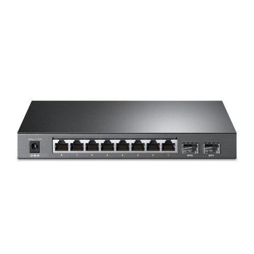 TP-Link JetStream TL-SG2210P network switch Managed L2/L4 Gigabit Ethernet (10/100/1000) Power over Ethernet (PoE) Black