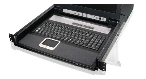 iogear GCL1808KITUTAA rack console 17" 1280 x 1024 pixels Metal,Plastic Black 1U