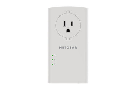 NETGEAR Powerline 2000 + Extra Outlet 2000 Mbit/s Ethernet LAN White 1 pc(s)
