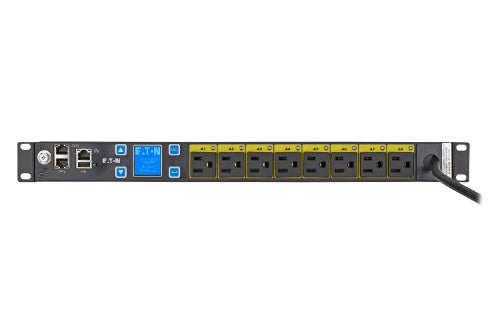 Eaton EMAT08-10 power distribution unit (PDU) 8 AC outlet(s) 1U Black