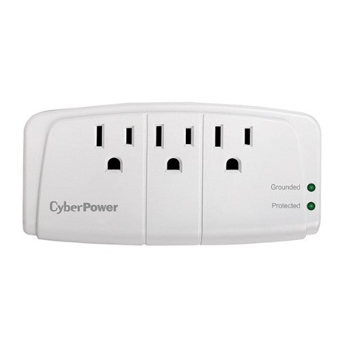CyberPower CSB300W surge protector White 3 AC outlet(s) 125 V