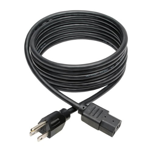 Tripp Lite P006-010 power cable Black 118.1" (3 m) NEMA 5-15P C13 coupler