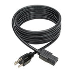 Tripp Lite P006-010 power cable Black 118.1" (3 m) NEMA 5-15P C13 coupler