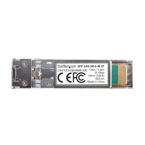 StarTech.com SFP-25G-SR-S-M-ST network transceiver module Fiber optic 25780 Mbit/s SFP28 850 nm