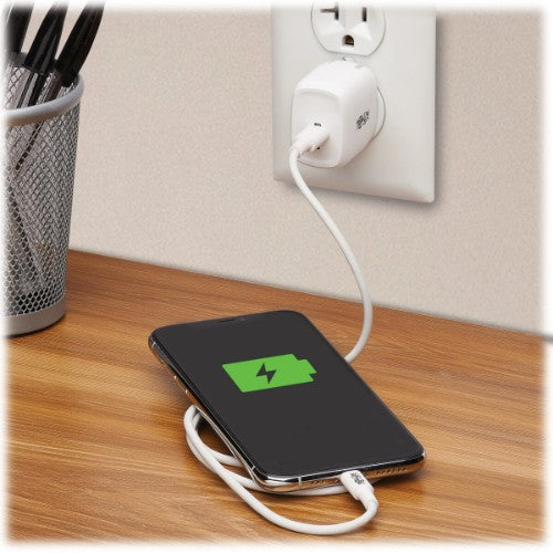 Tripp Lite U280-W01-20C1-G mobile device charger Universal White AC Indoor