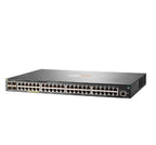 HPE Aruba Networking 2930F 48G PoE+ 4SFP+ TAA Managed L3 Gigabit Ethernet (10/100/1000) Power over Ethernet (PoE) 1U Gray