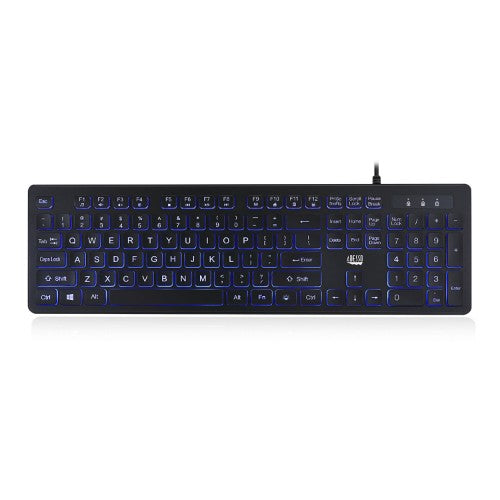 Adesso AKB-139EB keyboard Medical USB QWERTY US English Black