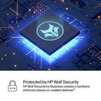 HP EliteBook 6 G1i 14 inch Notebook AI PC Wolf Pro Security Edition Silver