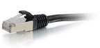 C2G 10ft. Cat6a RJ-45 networking cable Black 119.7" (3.04 m) S/FTP (S-STP)