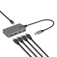 StarTech.com 5G4AC-USB-A-HUB interface hub USB 3.2 Gen 1 (3.1 Gen 1) Type-A 5000 Mbit/s Gray